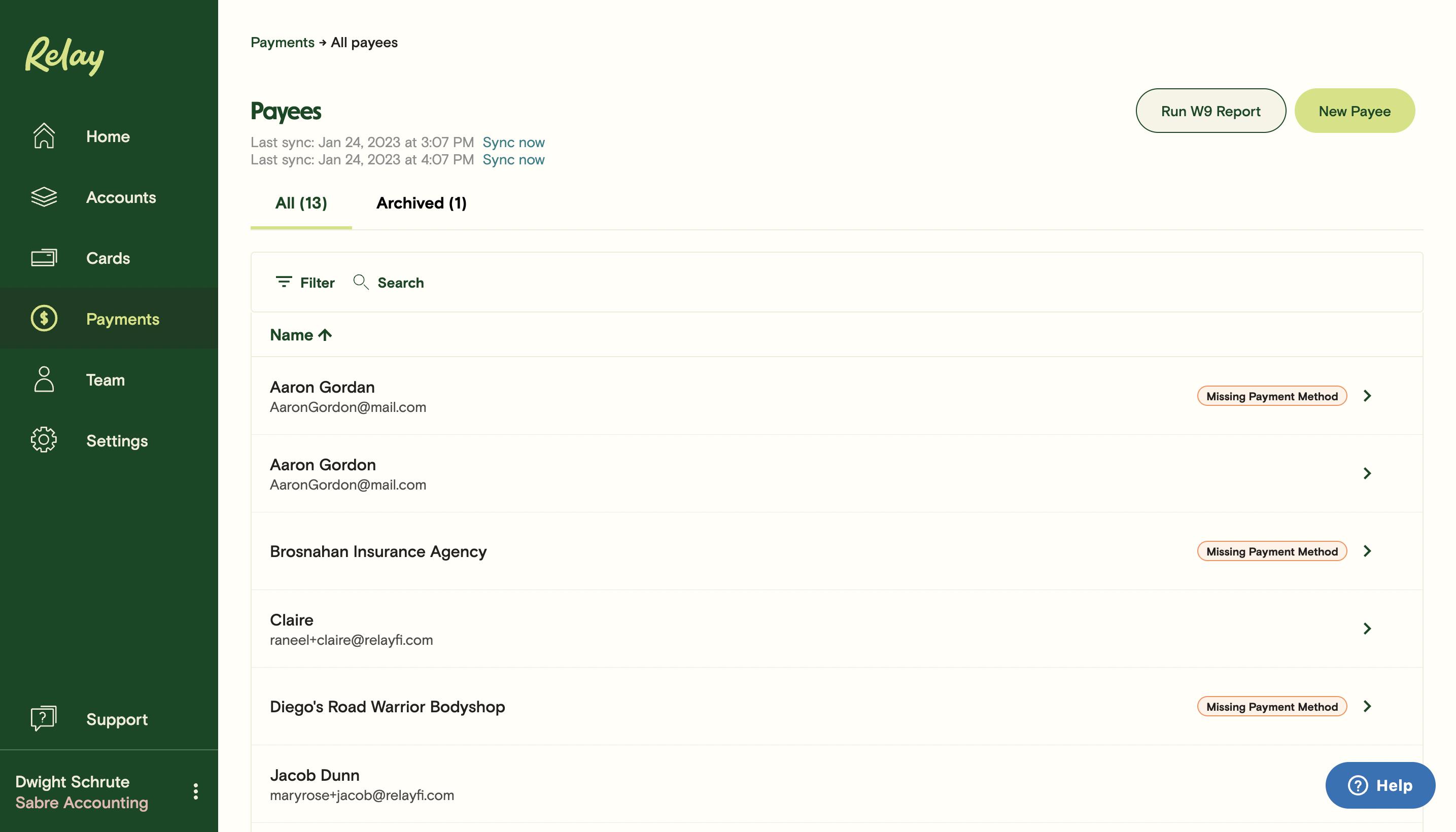 How to Run a W9 Report Relay Financial