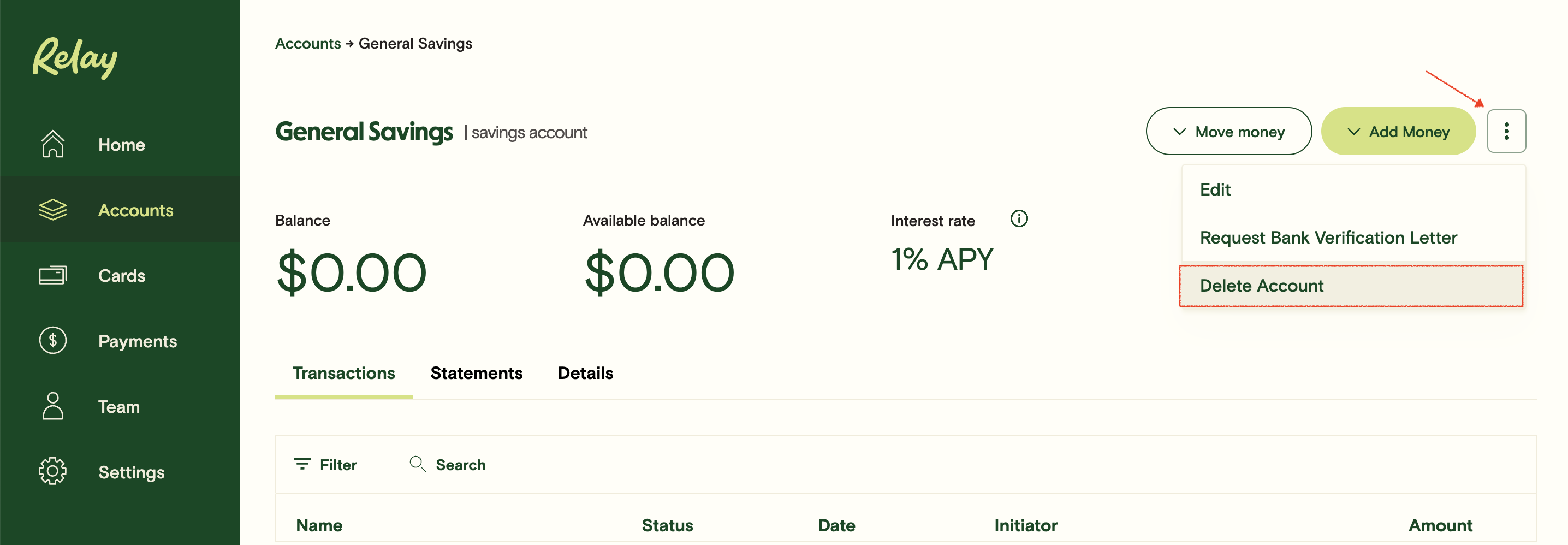 How to Delete Individual Checking or Savings Accounts Relay Financial