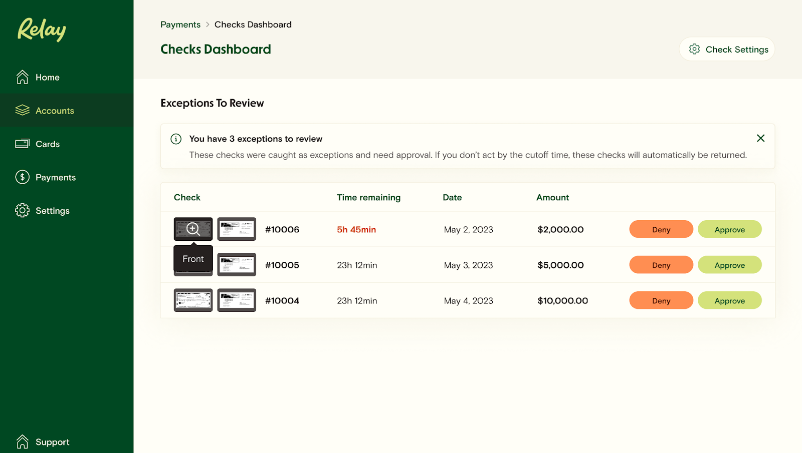 How to use thirdparty checkbooks [BETA] Relay Financial