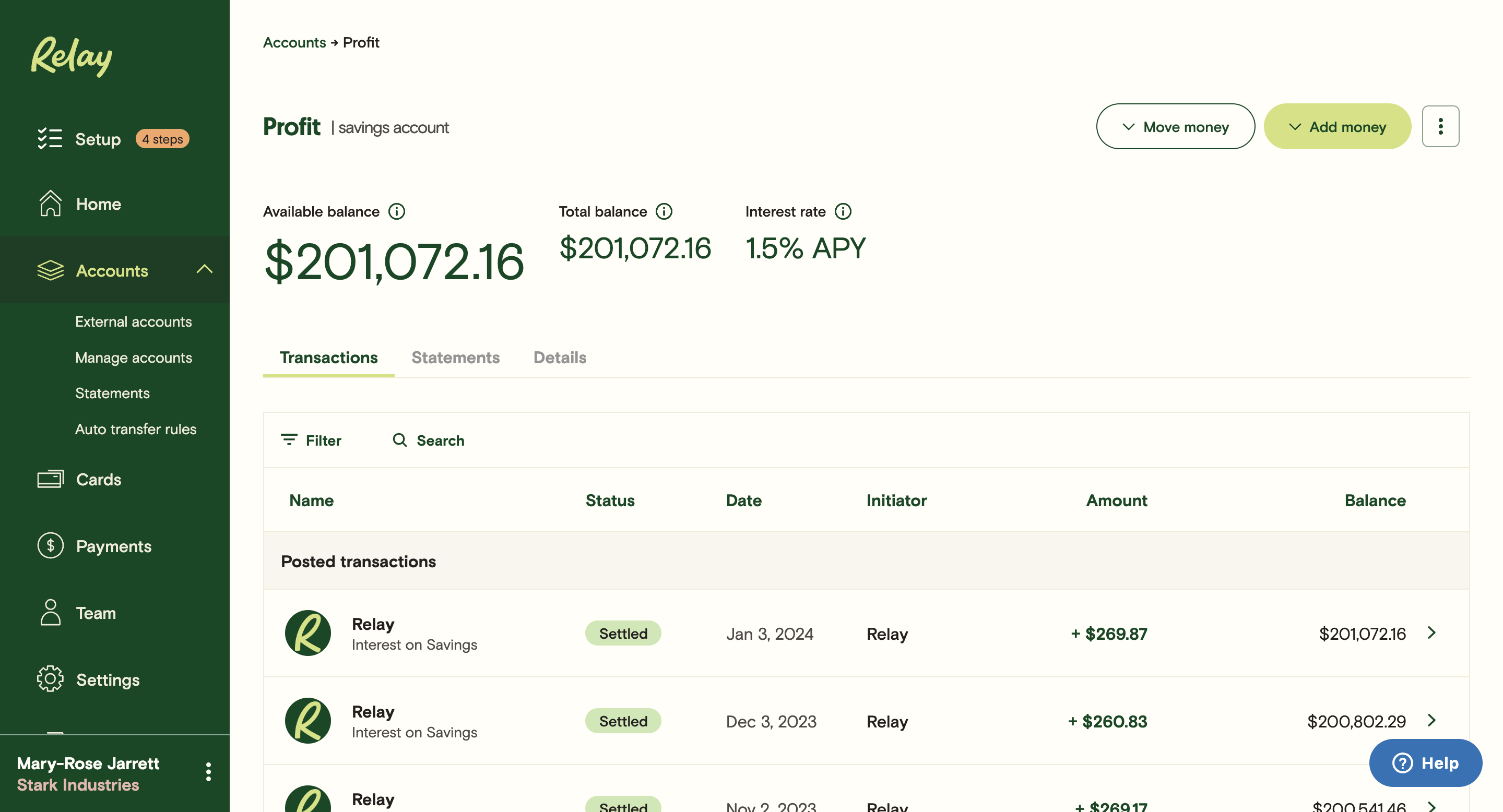 How to access your 1099-INT – Relay Financial