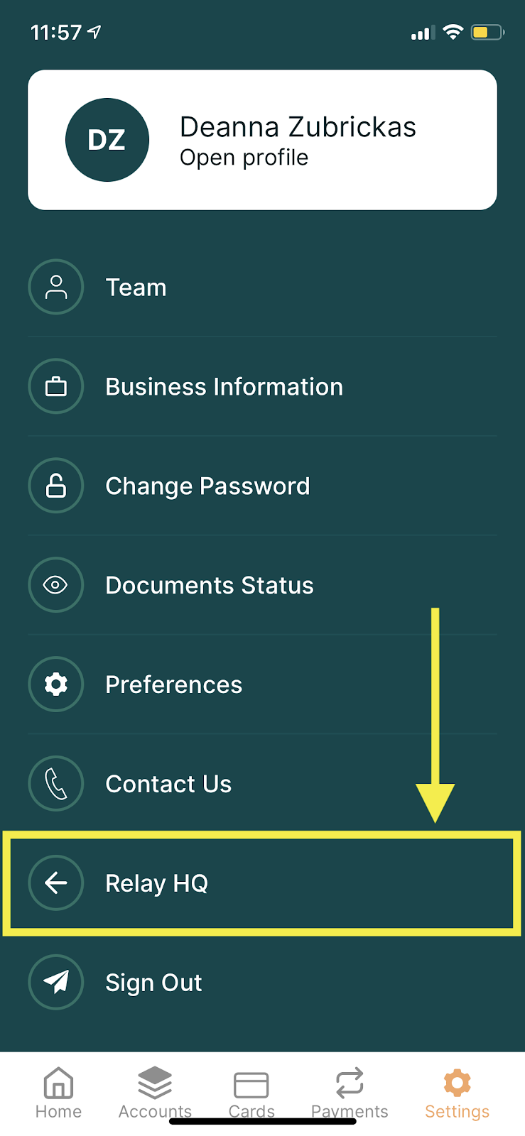 How to Switch Between Businesses in the Relay App Relay Financial