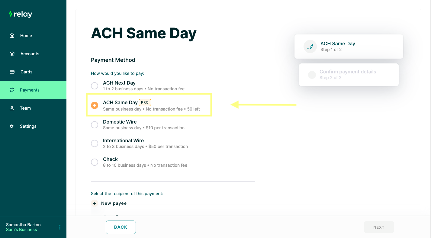 USA Payments: 37 days to ACH same day funds availablity and standards  initiative - CTMfile